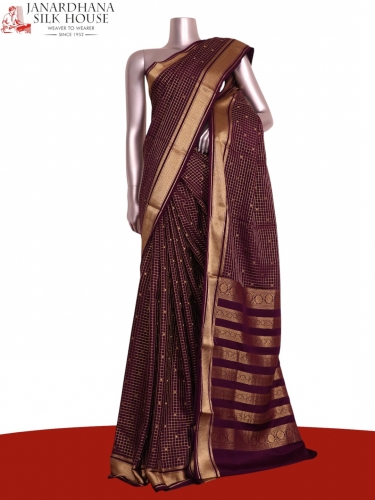 Pure Mysore Crepe Silk Saree